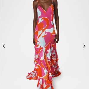 Diane von Furstenberg
Stella Abstract-Print Ruffle Maxi Dress